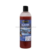 Высокоатрактивный ликвид Fun Fishing Classic Liquid Syrup Ecrevisse Calamar 500ml Кальмар
