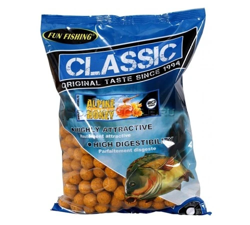 Тонущие бойлы Fun Fishing Classic Alpine Honey
