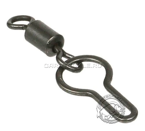 Вертлюг с креплением для ПВА-мешка Solar RG - PVA Bag ring Swivels Size 12