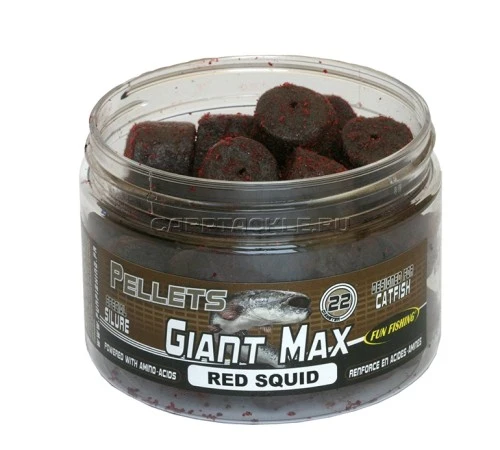 Пеллетс Fun Fishing pellets Red Squid 22mm 250g Пелетс для ловли сомов