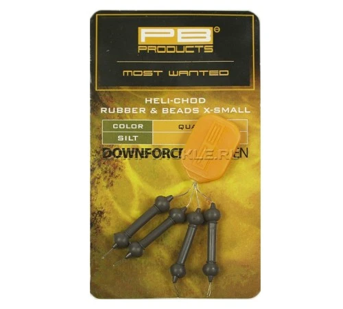 Набор для оснастки «Вертолет» утяжеленный PB Products DT X-Small Heli-Chod Rubber & Beads