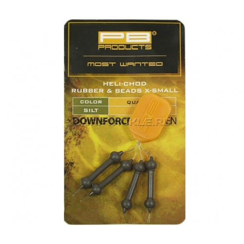 Набор для оснастки «Вертолет» утяжеленный PB Products DT X-Small Heli-Chod Rubber & Beads