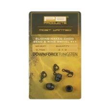 Бусина скользящая с вертлюгом PB Products DT Naked Chod Bead & Ring Swivel