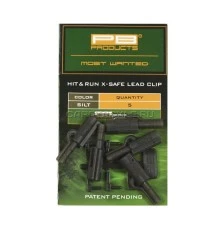 Безопасная клипса PB Products Hit&Run X-Safe Leadclip Silt 5шт