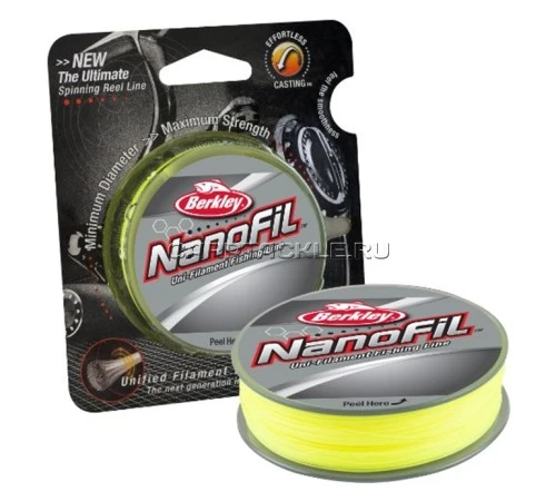 Шнур Berkley Nanofil Yellow 270m