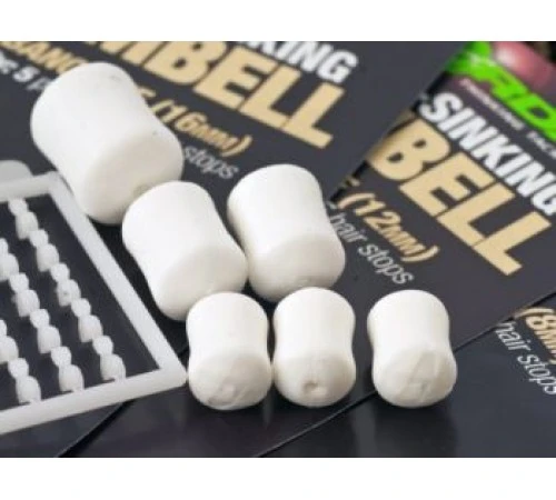 Искусственная приманка Korda Slow Sinking Dumbell Banoffe 8мм медленно тонущая с ароматом Банана и Карамели