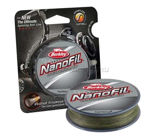Шнур Berkley Nanofil Green 270m