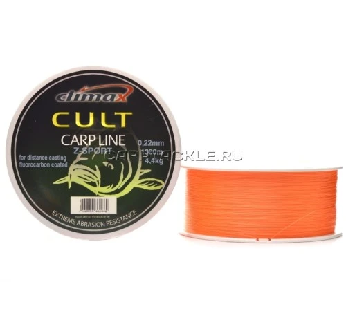 Леска Climax Cult Carp Line Z-Sport Orange