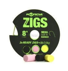Набор готовых поводков для ловли на zig-rig Korda Ready Zigs