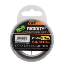 Поводковый материал в оплетке Fox EDGES Rigidity Trans Khaki 30lb
