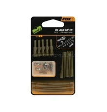 Клипсы для грузила Fox Edges Zig Lead Clip Kit Trans Khaki Kit Size 7