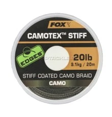 Поводковый материал Fox Edges Camotex Stiff Coated Camo Braid