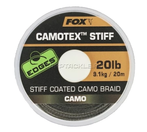Поводковый материал Fox Edges Camotex Stiff Coated Camo Braid