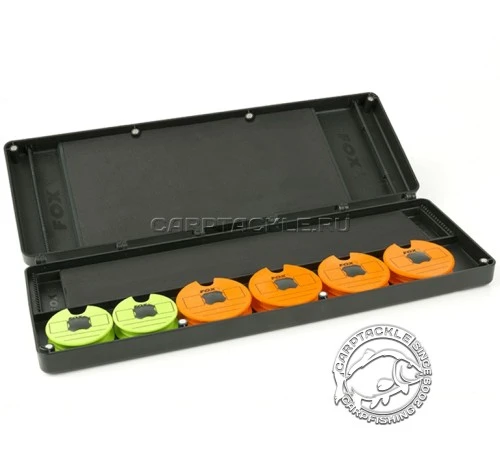 Магнитная поводочница с дисками Fox F-Box Magnetic Disc & Rig Box System