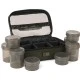 Сумка с 8 банками для насадок Fox R-Series Hookbaits Bag 8 Pots