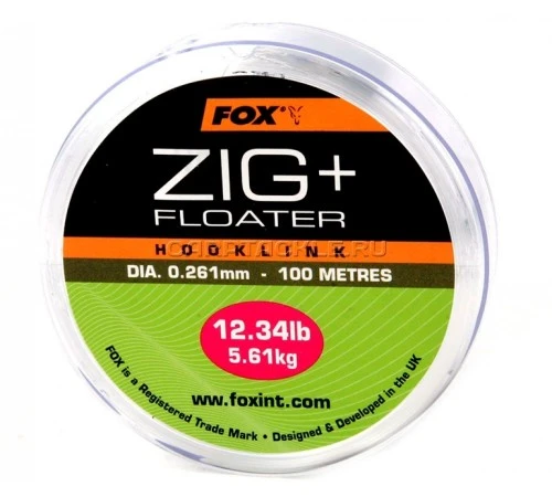 Поводковый материал для зиг-риг и ловли с поверхности 0.23мм 4,08кг 100м Fox Zig
