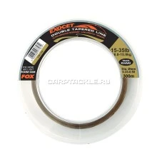 Леска монофильная c конусным шок-лидером Fox Exocet® Double Tapered Trans Khaki 
