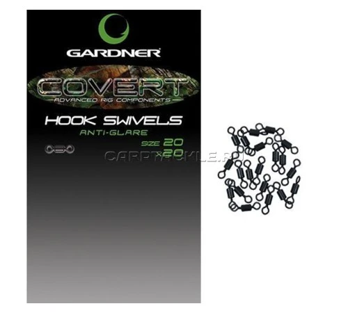 Вертлюг Gardner Covert Hook Swivels №20
