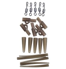 Набор для оснасток Gardner Covert Clip Kit Session Pack C-THRU BROWN 5шт