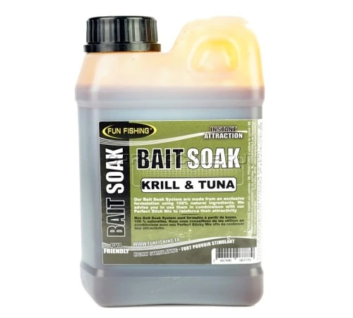 Высокоаттрактивный сок Fun Fishing Bait Soak System Krill & Tuna 1L Криль и тунец