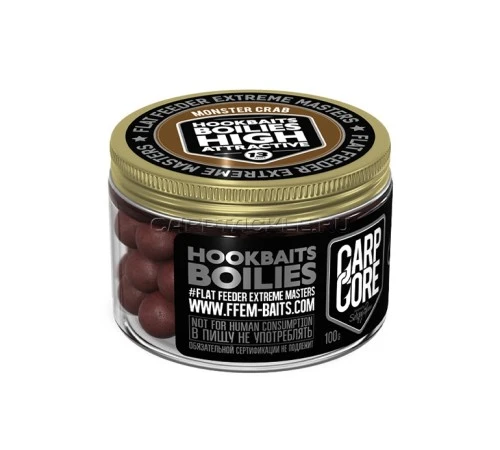 Бойлы тонущие FFEM Hookbaits Boilies Monster Crab 13mm 100гр