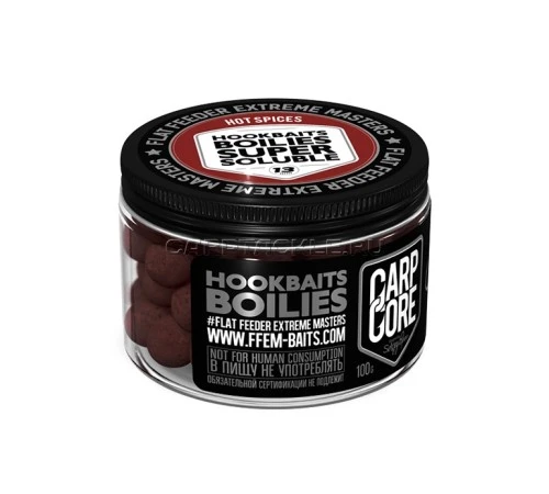 Бойлы растворимые FFEM Super Soluble HNV Boilies Hot Spices 13mm 100ГР