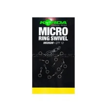 Вертлюг с кольцом Korda Micro Rig Ring Swivel Medium