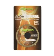 Поводковый материал Korda Super Natural Gravel Brown 18lb