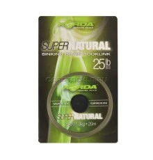 Поводковый материал Korda Super Natural Weedy Green 25lb
