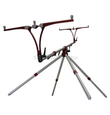 Род-под на три удилища Meccanica Vadese Technick 3 Rods Steel / Red