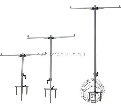 Подставка на 3 удилища Meccanica Vadese NICKETTO 100см Silver