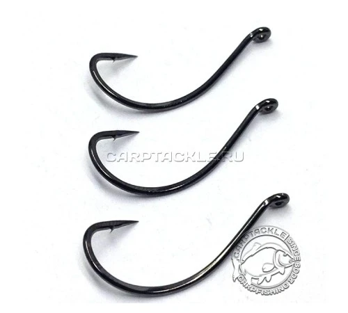 Крючки карповые черный никель Hayabusa W-1