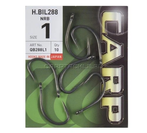 Крючки карповые с тефлоновым покрытием Hayabusa H.BIL288