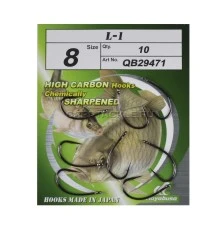 Крючки карповые черный никель Hayabusa L-1