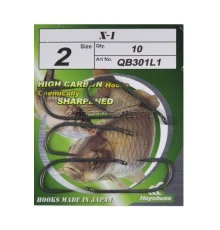 Крючки карповые черный никель Hayabusa X1