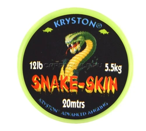 Поводковый материал Kryston SNAKE-SKIN зеленый 12LB 20м