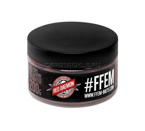 Растворимые бойлы 16-20мм FFEM Super Soluble Boilies HNV-Red Dаеmon 16-20mm