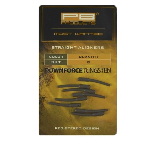 Трубка для крючка утяжеленная цвет ил PB Products DT Straight Aligners Silt PB PRODUCT