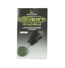Стопора утяжеленные Gardner Covert Tungsten Link Sinkers Low Bore silt