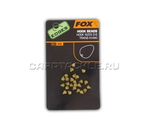 Стопор буферный для установки на крючок Fox EDGES Hook Bead Khaki