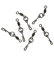 Вертлюг на кольце с быстросъемом Fox EDGES KWIK CHANGE O RING SWIVELS №10