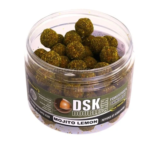 Тонущие бойлы с пылящей оболочкой 18мм Fun Fishing DSK Mojito Lemon 18mm 250g Мохито и Лимон