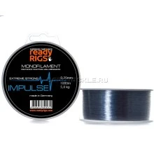 Леска прозрачная 0,28 1000м Ready Rigs IMPULSE Fluorocarbon L-Grey