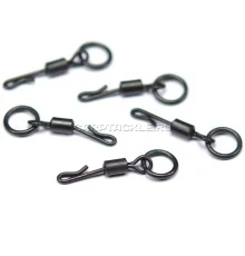 Вертлюг с кольцом и быстросъемом Gardner Covert Flexi-Ring Kwik Lok Swivels